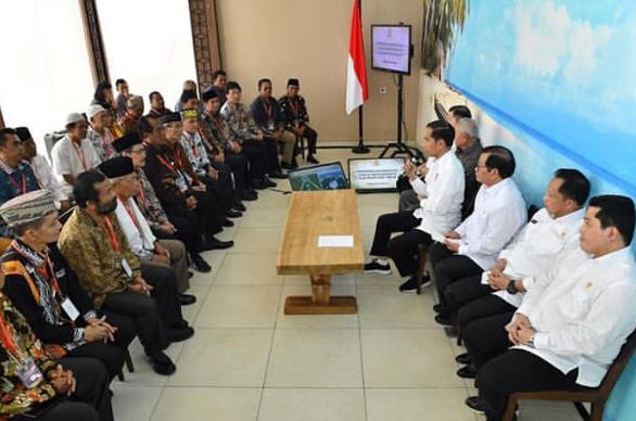 Sambangi Kaltim, Presiden Jokowi Permisi Pada Tokoh Masyarakat Kaltim Untuk Pindahkan Ibukota