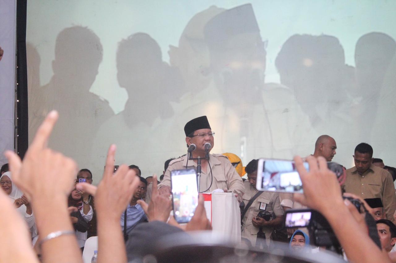 Gemuruh Pendukung, Prabowo Anggap Masyarakat Paham Persoalan Indonesia