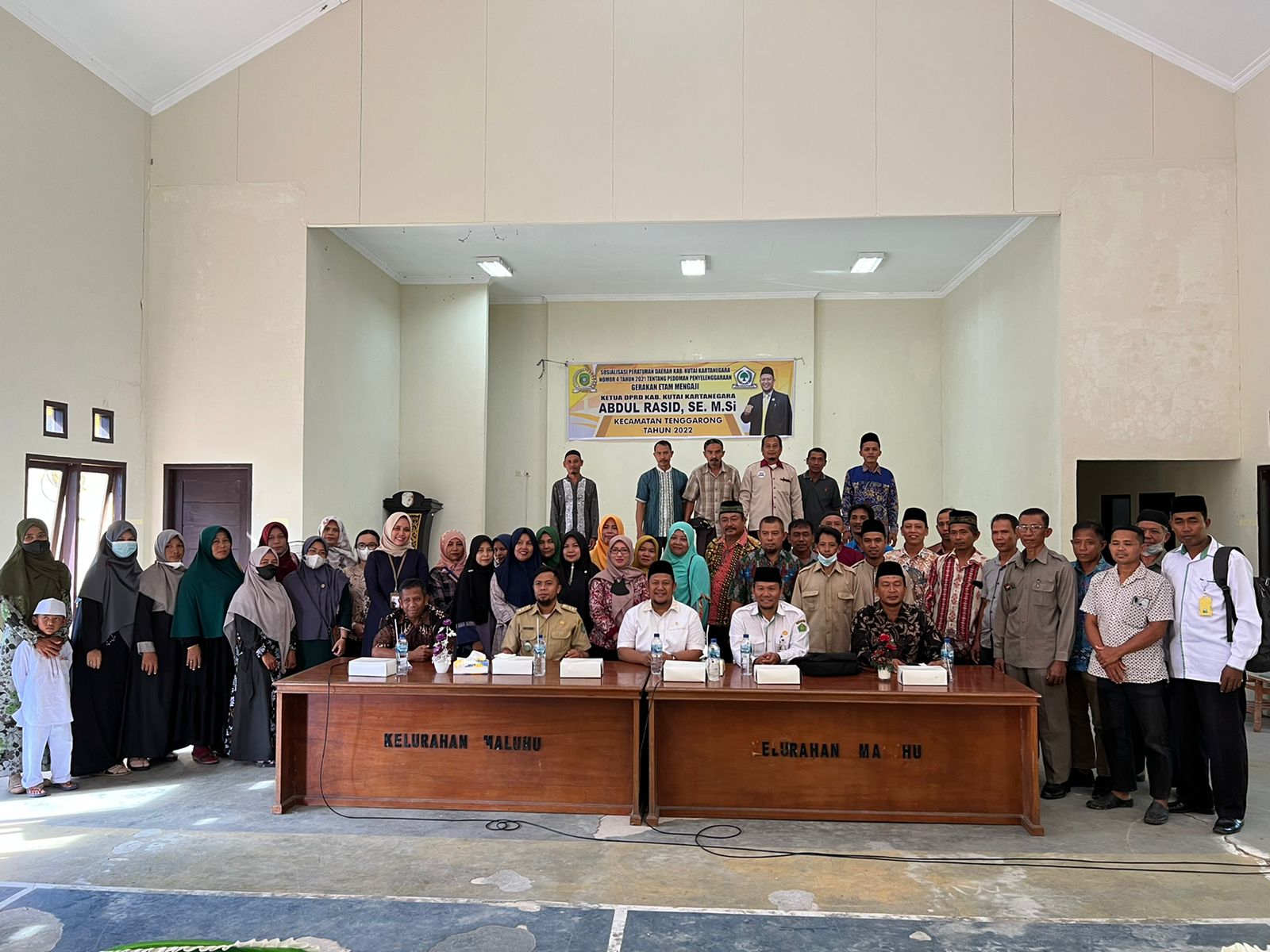   Ketua DPRD Kukar Abdul Rasid dan Anggota DPRD Lakukan Sosialisasi Perda Ke Dapil Masing-masing