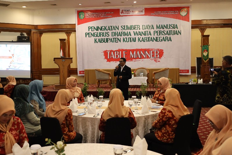 DWP Kukar Gelar Pelatihan Table Manner, Tingkatkan SDM dan Kepercayaan Diri