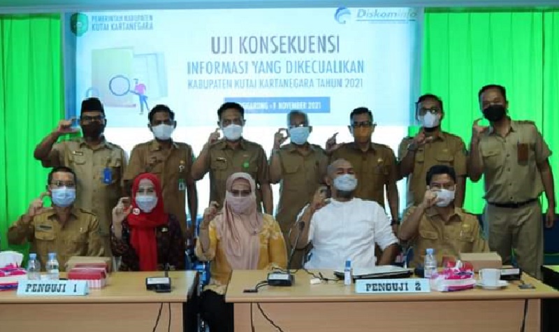 Laksanakan UU Keterbukaan Informasi Publik, Diskominfo Kukar Gelar Uji Konsekuensi