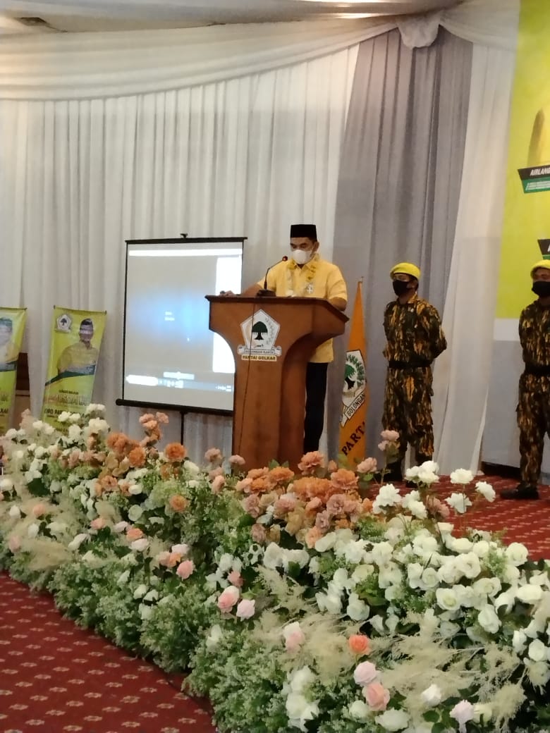 “HAMAS” TERPILIH SECARA AKLAMASI PADA MUSDA IX DPD PARTAI GOLKAR KABUPATEN KUTAI KARTANEGARA