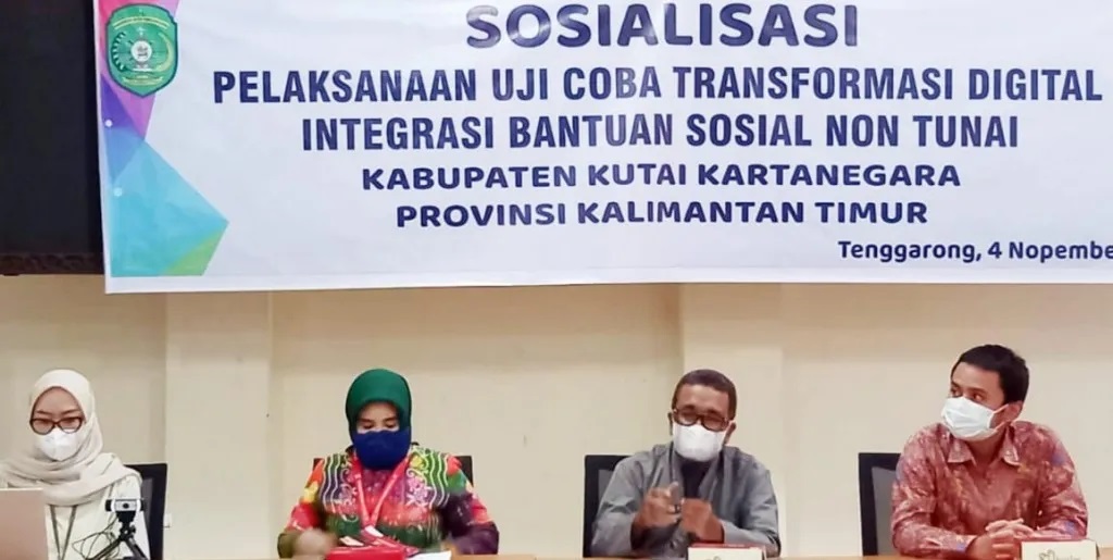 Penyaluran Bantuan Non-Tunai di Loa Kulu-Loa Janan Hampir 100%