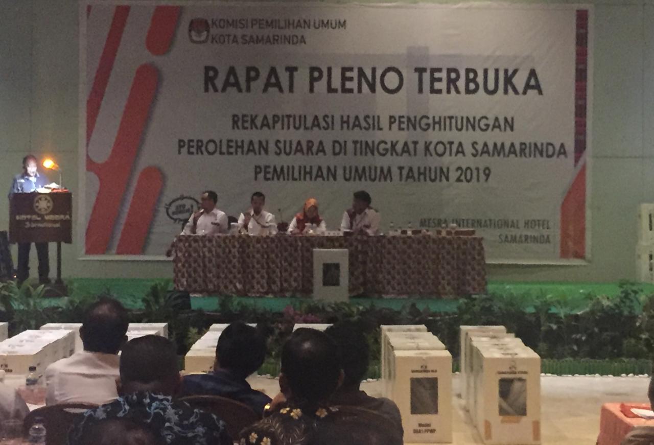 Rapat Pleno Tingkat Kota Samarinda Digelar, Ratusan Personil TNI-Polri disiagakan