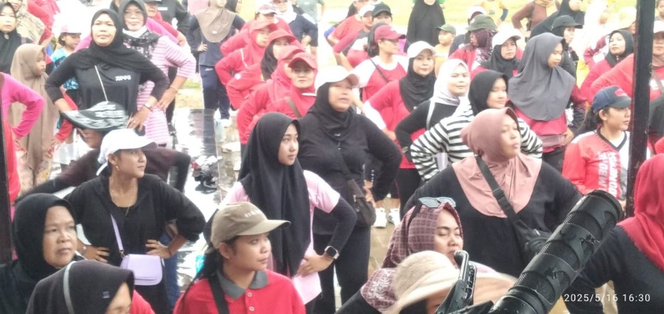 Dispora Kukar Tingkatkan Kesadaran Olahraga Masyarakat Lewat Senam Jantung Sehat