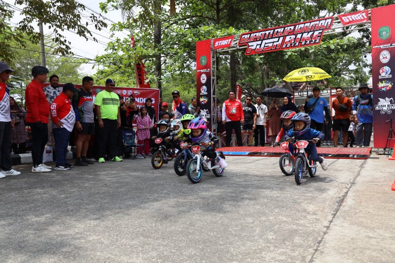 Ciptakan Semangat Rider Cilik, Bupati Kukar Harap Push Bike Terus Digelorakan