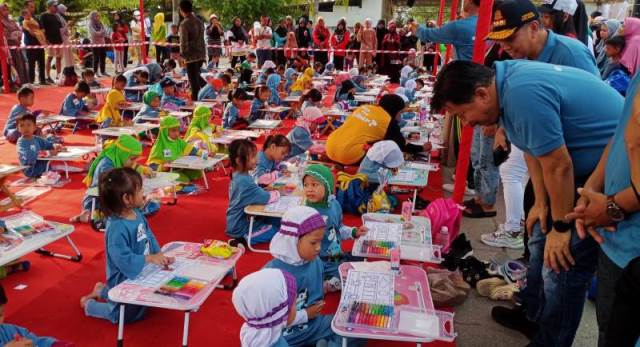 Libatkan Anak-Anak, Pemkab Kukar Apresiasi Lomba Mewarnai Pekan Keselamatan Jalan 2023