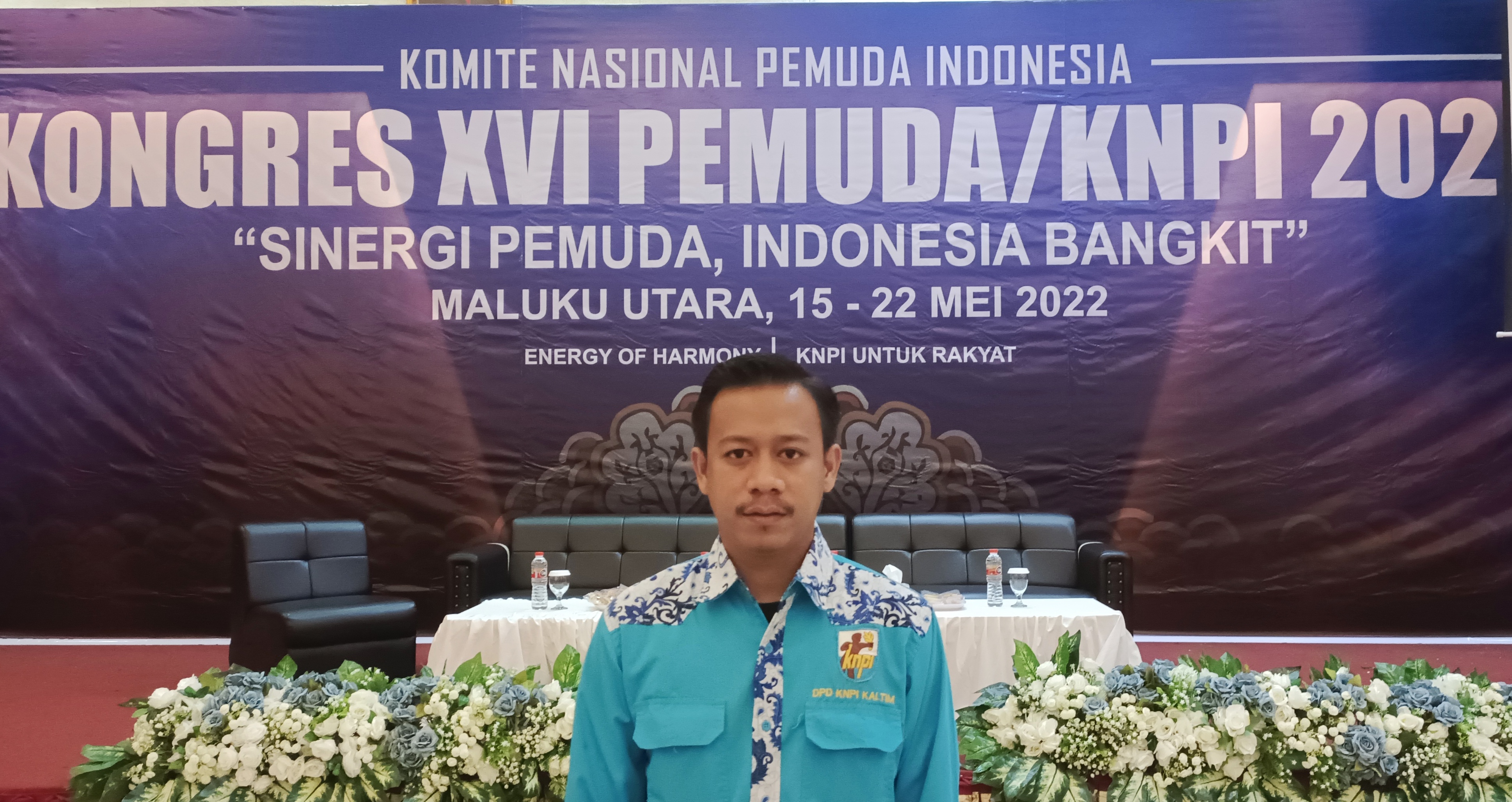 DPD KNPI Kaltim Suarakan Isu IKN ke Ketua Mahkamah Konstitusi Dalam Kongres KNPI di Maluku Utara