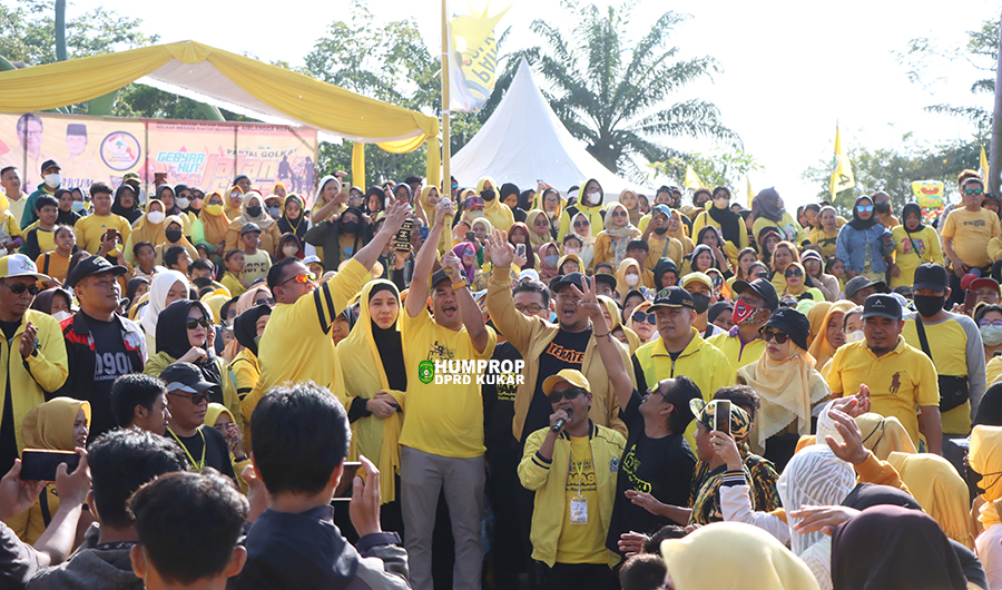 Ketua DPRD Kukar Hadiri Gebyar HUT Ke -58 Partai Golkar 