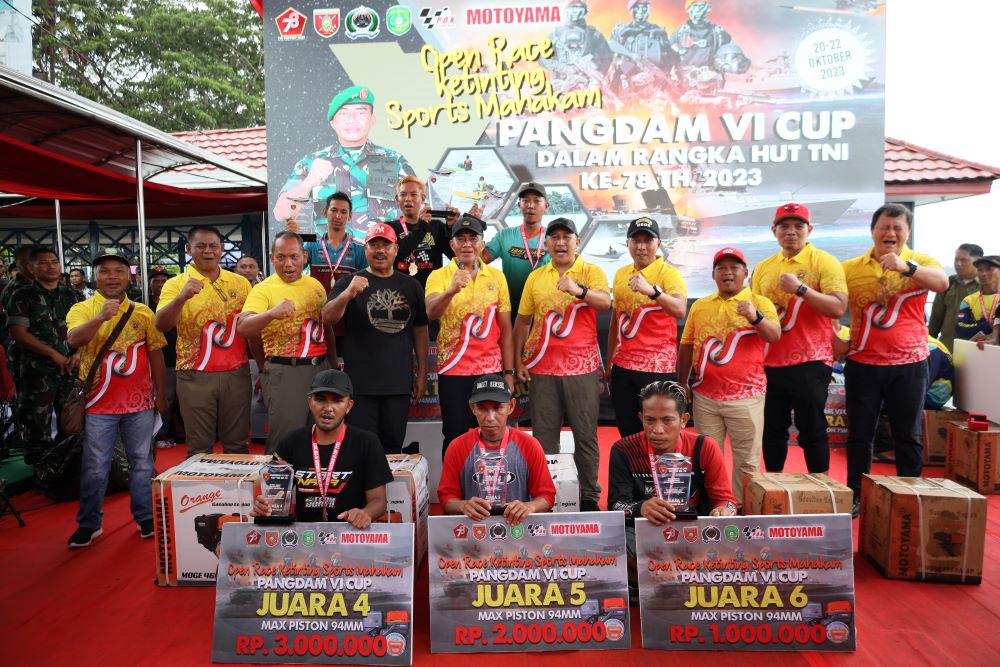 Open Race Ketinting Sukses, Bupati Kukar Ajak Pangdam VI Kembali Gelar Tahun Depan