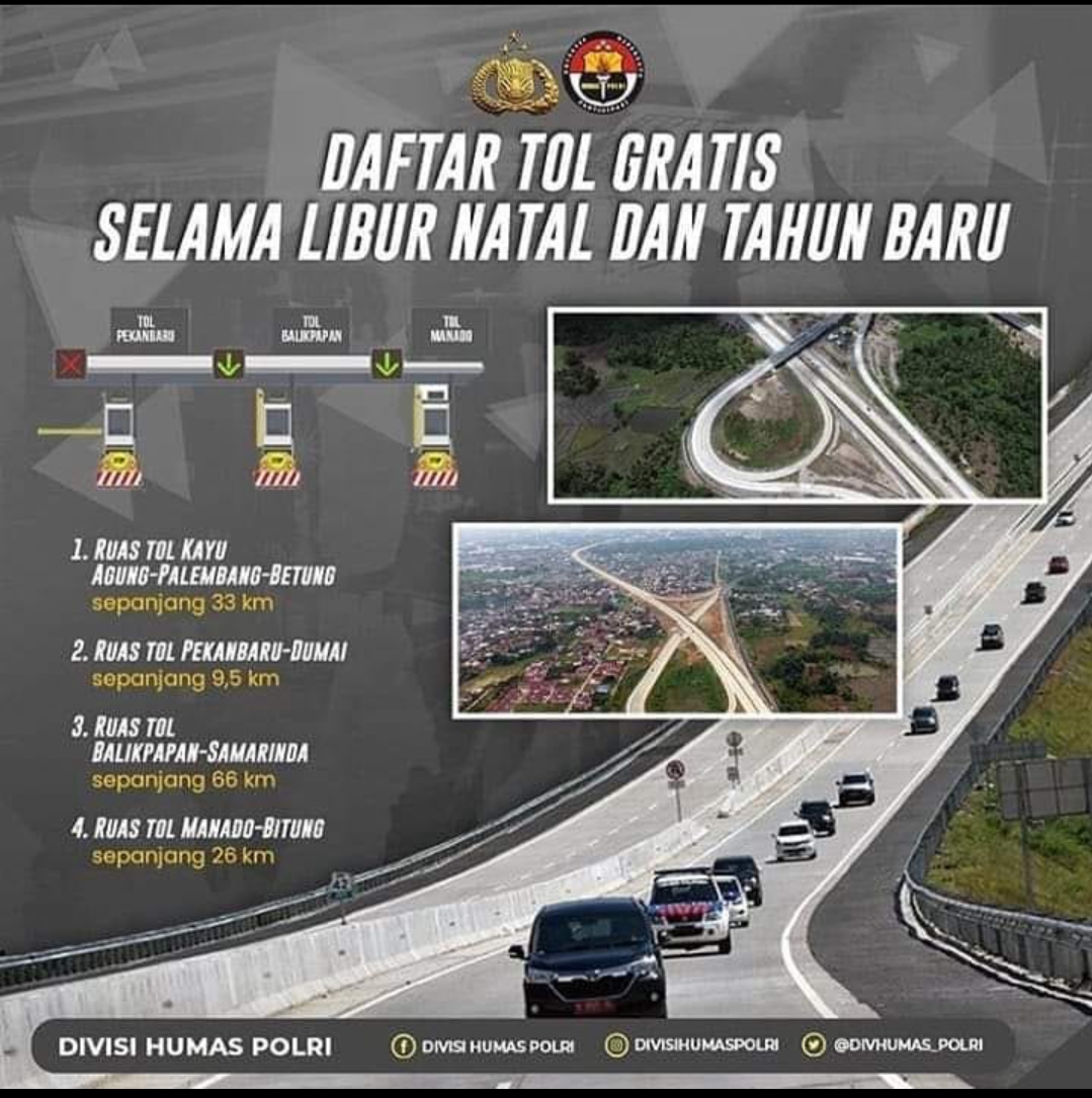 Menteri PUPR: Tol Balsam Bisa Digunakan Untuk Libur Natal & Tahun Baru